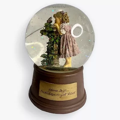 Mama Says Demdaco Freckles Are Kisses From Angels Musical Snow Globe 2005 • $35