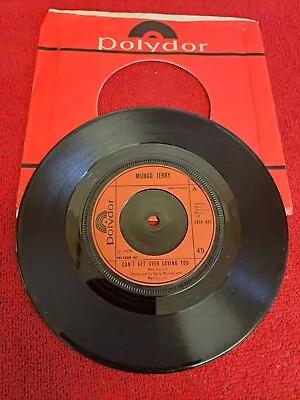 Mungo Jerry - Can't Get Over Loving You / Let's Go -  7  Vinyl  (B22) • £1.50