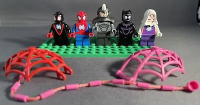 Lego 10791 Minifigure Lot Spidey Spider Man Ghost Spider Rhino Black Panther • $54.69