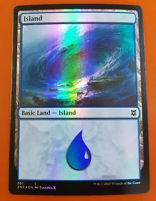 1x Island (#381) | FOIL | Zendikar Rising | MTG Magic Cards • $2