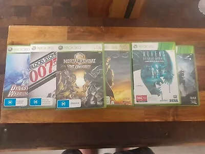XBox 360 Games Bulk Lot Of 8 Games As Found  • $75