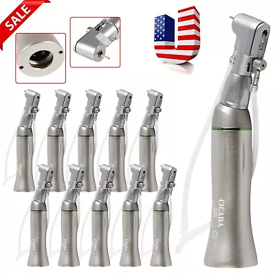 1-10*Latch Head Dental 20:1 Contra Angle Handpiece E-type Implant Motor CICADA U • $362.56