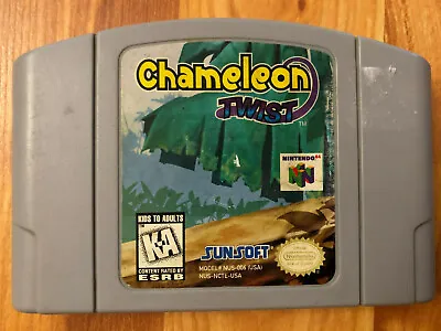 Chameleon Twist (Nintendo 64 1997) Cleaned / Tested / Authentic - N64 • $55.64