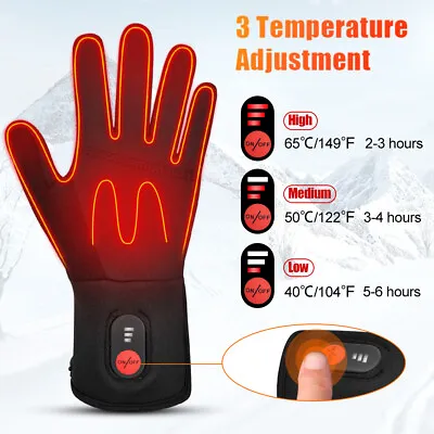 $128.79 • Buy Savior Heat Electric Heated Gloves Battery Power Gloves Winter Thermal Hand Warm