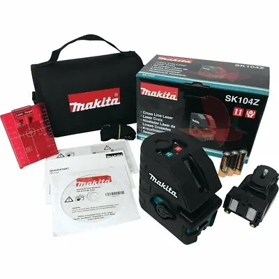 Makita SK104Z Self-Leveling Horizontal/Vertical CrossLine Laser IP54 Rating • $217.68