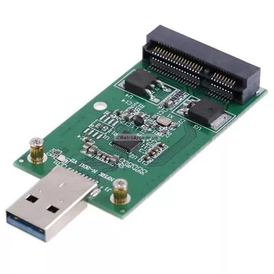 New HollandElectronics.us PCIE MSATA SSD Hard Drive To USB 3.0 Converter Adapter • $17.95