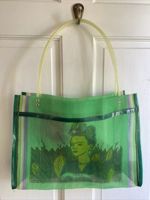 $25 • Buy Frida Kahlo Mesh Shopping Beach Tote Shoulder Bag