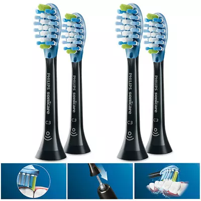 $96 • Buy 4PK Philips Sonicare Plaque C3 Replacement Brush Heads For Electric Toothbrush B