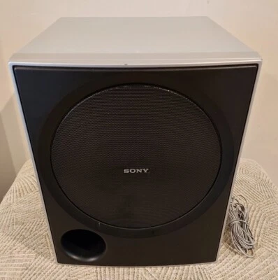 Sony Wired SS-WP700 Magnetically Shielded 6Ohm Passive Subwoofer In Silver. • £62.95