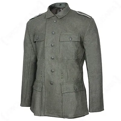 WW2 German M43 Field Grey Wool Tunic - Repro Army Heer Jacket Shirt Top All Size • $185.85
