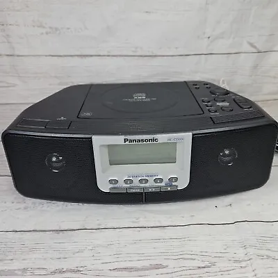  TESTED !!! Panasonic RC-CD500 XBS  CD Player Clock Alarm AM/FM Radio Working • $24.99
