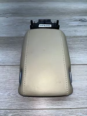 2008-2011 Volvo S60 Arm Rest With Cup Holder CONSOLE LID Tan Leather • $64.99