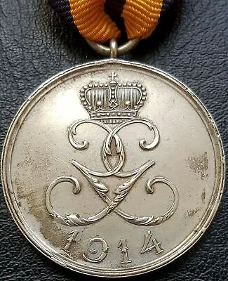 £164.99 • Buy ✚10254✚ German WW1 Schwarzburg-Rudolstadt Und - Sonderhausen War Merit Medal