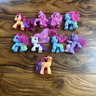 My Little Pony Hasbro For McDonald's Toy Lot Of 8 2009 Ponies And 2008 Pony • $24.95