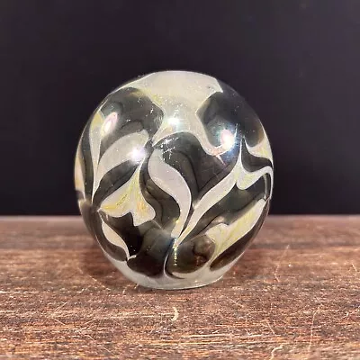 Vintage Art Glass Hand Blown Murano Globe Ball Sphere Swirl PRIORITY MAIL • $36.99