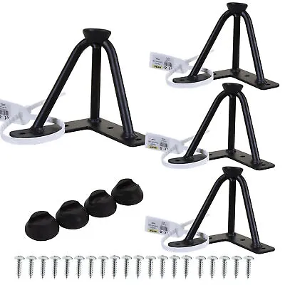 4 X Hairpin Legs Base Support Set For Furniture Bench Chair Table Metal Steel • £19.99