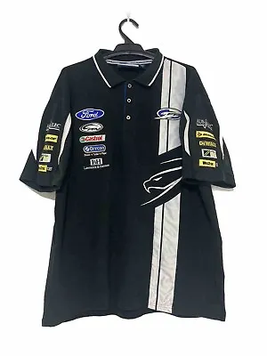 FPR Racing Ford Castrol FPV Car Motorsport Official Button Up Shirt Size Mens XL • $39.99