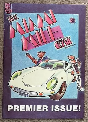 Miami Mice Comic #1 (1985 Rip Off Press) Miami Vice Parody Mark Bode FN • $1.49