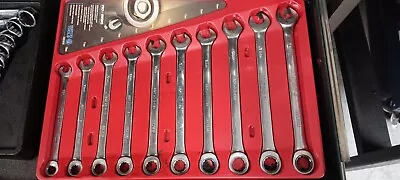 Matco GRBZXLM 1010 - 1919 10-19mm 10 Piece 12 Point Long Ratcheting Wrench Set • $250