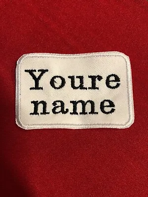 Fabric Embroidered Labels • £2.50