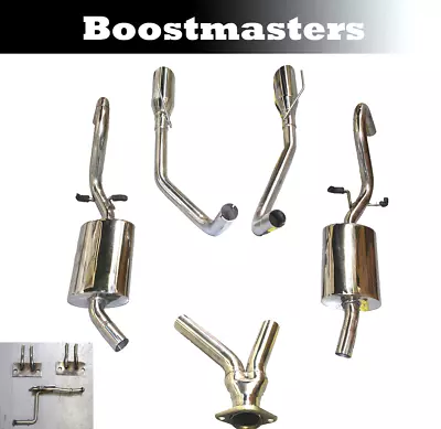 Exhaust System W/ Dual Catback  Tips For 99-04 Ford Mustang 3.8L V6 • $237.75