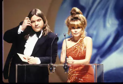 Meat Loaf Charo In The 1980 American Music Awards 1980s TV Historic Old Photo 1 • $9