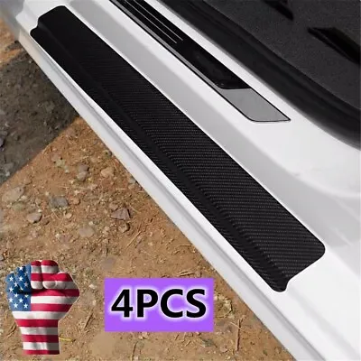 Accessories Car Auto Door Sill Scuff Protector Stickers 4D Carbon Fiber 4Pcs • $18.39