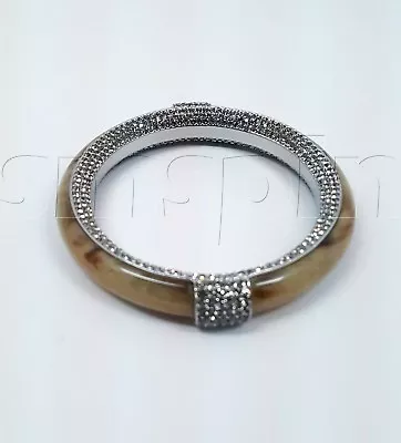 GORGEOUS Michael Kors Retail Exclusive Pave Glam Horn Bangle Bracelet MKJ1794040 • $100