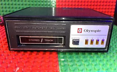 8 Track Player Olympic TD-30 B Automatic Tape Player Japan TESTED WORKS AS IS • $19.95