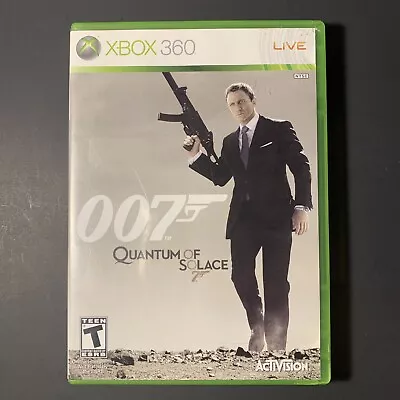 James Bond 007: Quantum Of Solace (Microsoft Xbox 360 2008) Complete CIB • $12.99