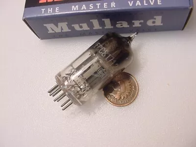 MULLARD MITCHAM 12AT7 ECC81 TUBE (1959 TK1-series Square Getter) STRONG TESTED! • $25