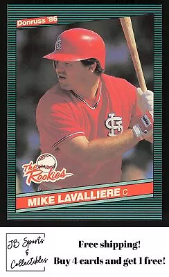 1986 Donruss The Rookies Mike LaValliere #35 St. Louis Cardinals • $1.49