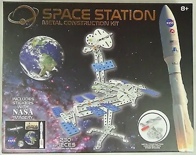 Space Station Metal Construction Kit Childrens Kids Educational Science Present • £9.95