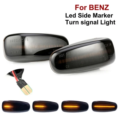 $22 • Buy LED Dynamic Side Marker Turn Signal Light For Mercedes W163 W124 W210 W202 W140