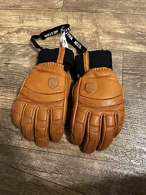 Hestra Alpine Pro Leather Fall Line Unisex Ski Gloves SIZE 9 FREE SHIPPING • $89.99