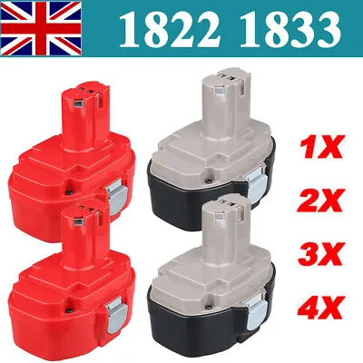 4X 4800mAh Battery For Makita PA18 1822 1823 1834 1835 8391D 18V Cordless 4.8AH • £77.89