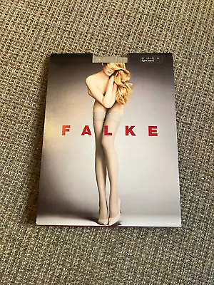 Falke Feinstrumph Halterlos Light Sand Stay Ups RRP £24 • £6