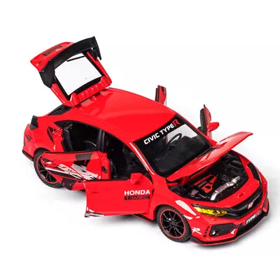 1:32 Honda 10th Civic Typer R FK8 Diecast Model Car Toy Collection Sound&Light • $20.99