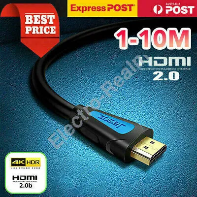 Premium HDMI Cable V2.0 Ultra HD 4K 2160p 1080p 3D High Speed Ethernet HEC • $11.95