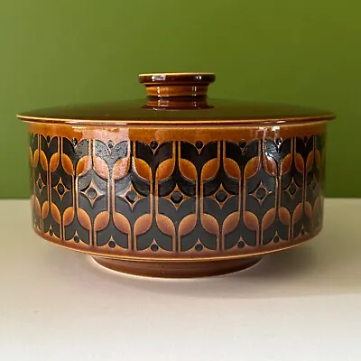Hornsea Pottery Heirloom Lidded Casserole Dish In Brown 1970s Vintage Retro • £19.99