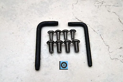 Ant-Theft *BLACK NICKEL* Security Screws MERCEDES FRONT & REAR License Plate • $16.50