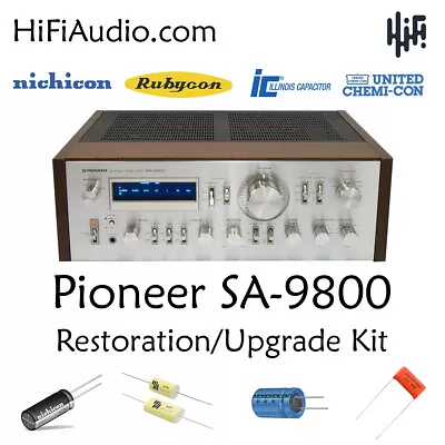 Pioneer SA-9800 Rebuild Restoration Recap Service Kit Repair Filter Capacitor • $195