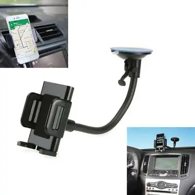 2-in-1 Car Mount Windshield Glass Dashboard Ac Air Vent Phone Holder Dock Cradle • $16.78