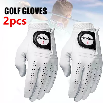 Titleist PLAYERS Men's Golf Glove Lot Of 2 NEW Left Hand For Right-handed User • $30.01