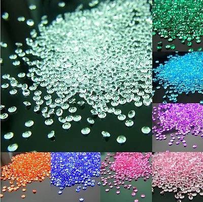 1000/2000/4000 Acrylic Scatter Table Crystal Diamond Confetti Wedding Decoration • £1.59