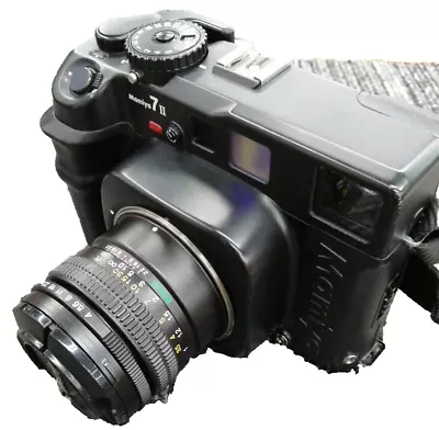 **full Maintenance** Mamiya 7 Ii Black Camera Body & Mamiya N 80mm F4 L Lens Set • $5249.90