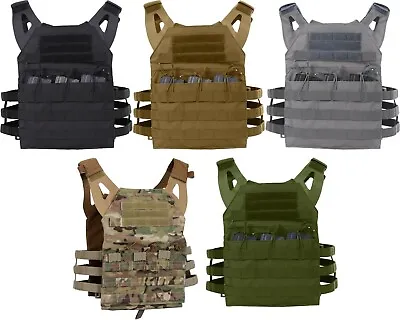 Tactical Plate Carrier Vest - Lightweight Military Army MOLLE Mag Assault System • $57.99