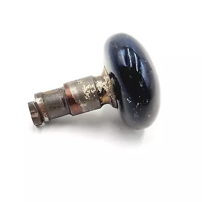 Vintage Black Porcelain SINGLE Doorknob Salvage Door Hardware 2.25  • $10