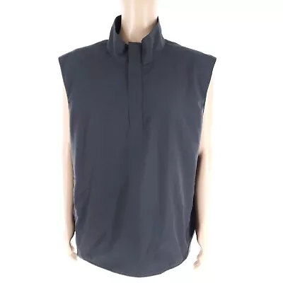 Duluth Trading Co Men Vest 1/3 Zip Pullover Black Size 2XL • $34.97