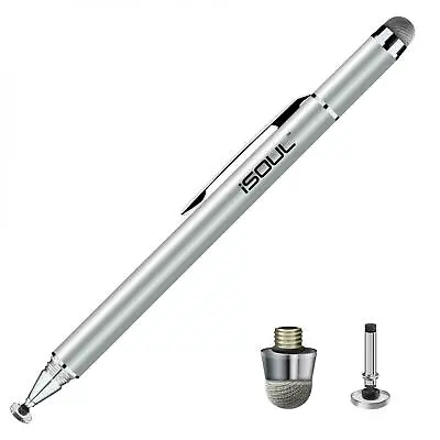 £5.99 • Buy Thin Capacitive Touch Screen Pen Stylus For IPhone IPad Samsung PDA Phone Silver
